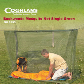 【Coghlans -加拿大】一人防蚊帳 Backwoods Mosquito Net-Single Green.輕量帳篷.帳蓬.露營.登山 四方型 9755
