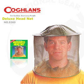 【Coghlans -加拿大】豪華防蚊頭罩(捕蜂帽 防蜂 防蚊蟲) 防蚊帽 Deluxe Fine Mesh Mosquito Head Net.超輕量化、透氣.捕蜂網帽 9360