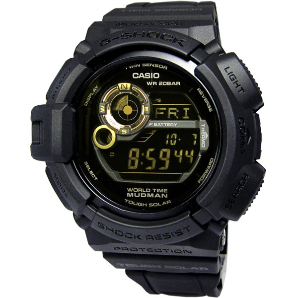 CASIO G-SHOCK G-9300GB-1 MUDMAN COMPASS WATCH | eBay