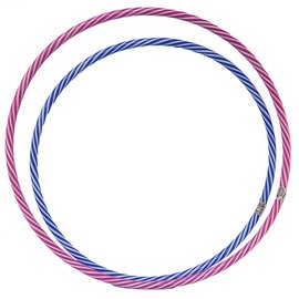 9號 呼拉圈 一般雙色呼啦圈 (藍白色)/一件60個入(促50) 直徑約54cm 表演大會操用呼拉圈 台灣製造-群