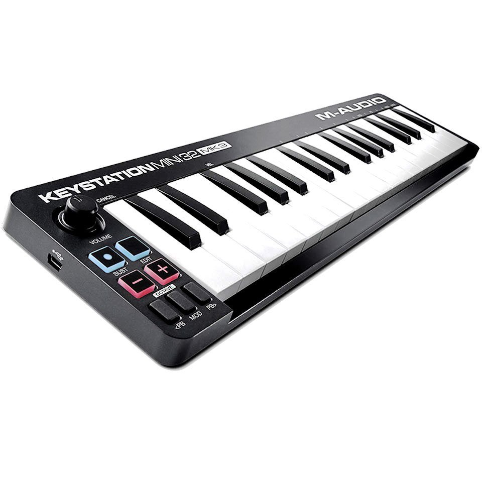 造韻樂器音響- JU-MUSIC - 全新 M-AUDIO Keystation MINI 32 MK3 迷你32鍵 主控鍵盤 MIDI鍵盤