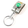 鑰匙圈 皮腰帶環式不銹鋼材質 鑰匙扣活動取拿設計 單圈 910088綠鍵