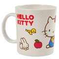 Hello Kitty凱蒂貓系列- 美耐皿材質馬克杯 防偽雷射標籤 正版授權