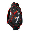 新款高爾夫球袋黑色配上紅色嚴選高級帆布大方又實用