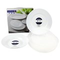 Luminarc樂美雅-純白強化餐盤三件組