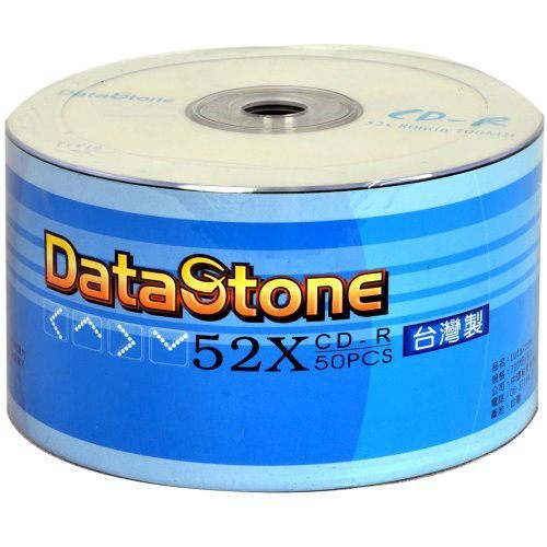 DataStone 空白光碟片 A級 簡約版 CD-R 52X 700MB X 50PCS