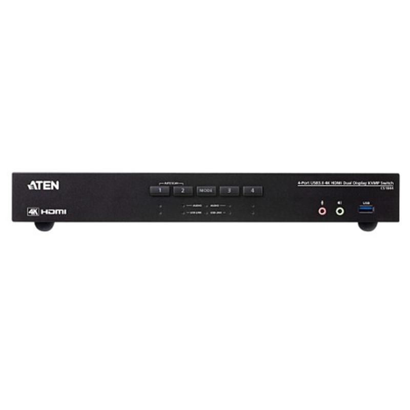 [ATEM/電腦切換器]CS1844(4P USB3.0 4K HDMI Dual Display KVMP SW)【24期+含稅免運.下單前.煩請電聯(留言)(現貨/預排)】