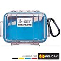 美國 PELICAN 1010 Micro Case 微型防水氣密箱-透明(藍) 公司貨