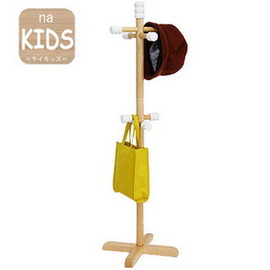 《C&amp;B》na-KIDS兒童專用實木衣帽架