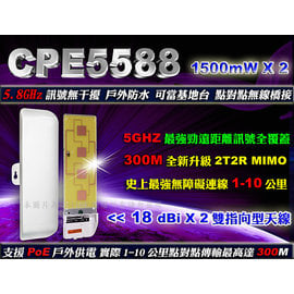 行家頂尖推薦 戶外穿牆王cpe5588a N 內建18dbix2指向天線 5 8ghz企業級室外點對點無線橋接器 基地台 分享器訊號無干擾 Pchome商店街 台灣no 1 網路開店平台