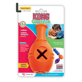 KONG Genius Leo 保齡球瓶抗憂鬱玩具GL1（L） 可連接MIKE~狗益智玩具
