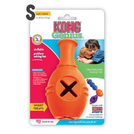 KONG Genius Leo 保齡球瓶抗憂鬱玩具GL3（S） 可連接MIKE~狗益智玩具