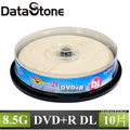 DataStone 空白光碟片 DVD+R 8X DL 8.5GB單面雙層 10P布丁桶X1