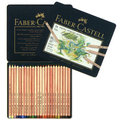 Faber-Castell輝柏 藝術家級PITT粉彩色鉛筆24色精緻鐵盒裝112124
