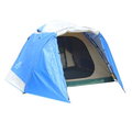 探險家露營帳篷㊣DJ871新全方位前延式加大六人帳(銀色配藍色)類似LOGOS桔楓270FR-IZ