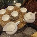 8件式旅行茶具組，泡茶，攜帶式茶具，1茶壺+1茶海+6杯~(附收納包)