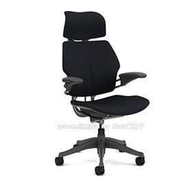 Freedom 深灰色(V102) | 布 | 黑色骨架 (升降扶手) 聰慧的椅子:Humanscale美國品牌 送FR500腳踏板一個！限量30個