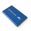 硬碟外接盒2.5吋 SATA介面高速USB 2.0鋁合金外置硬碟盒 藍色
