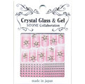 日本製 ~『 Crystal Glass &amp; Gel -STONE 』PSS-12 / 水晶 指甲貼紙 /造型貼紙/手機造型貼紙