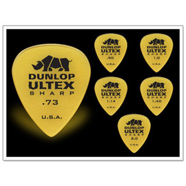 ☆ 唐尼樂器︵☆全新款 Dunlop ULTEX SHARP 木吉他/民謠吉他/電吉他/電貝斯 Bass Pick 彈片