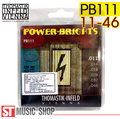 ST Music Shop★Thomastik-Infeld 電吉他套弦PB111（11-46）Power-Brights REGULAR電吉他絃~免運費!