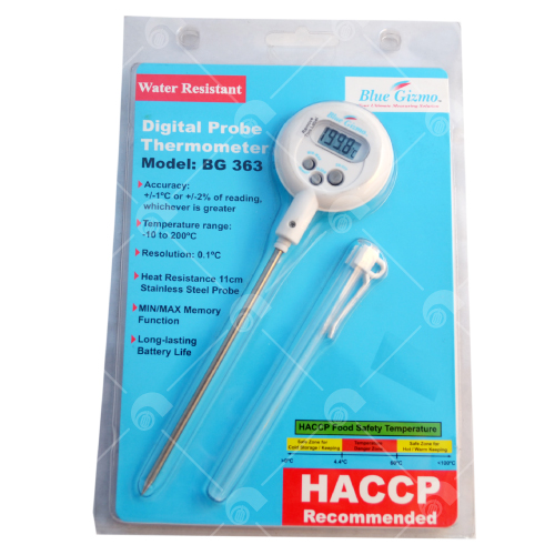 BG-363 Electronic Waterproof Thermometer Dough Fermentation Probe