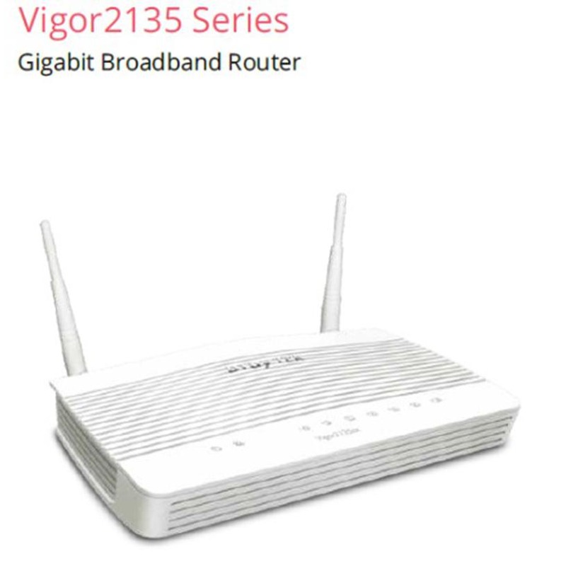 [DrayTek居易]Vigor2135(1*WAN/4*LAN+QoS+VPN/SSL(2路)+2 USB+支援IPv6)【下單前,煩請電聯(留言),(現貨/預排)】