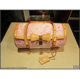 LOUIS VUITTON Monogram Cherry Blossom Papillon Hand Bag M92009 LV