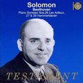 TESTAMENT SBT1191 所羅門彈貝多芬鋼琴奏鳴曲 Solomon Beethoven Piano Sonata No26 Op81a No27 Op90 No29 Op106 (1CD)