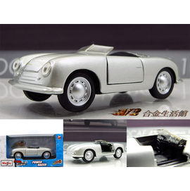 Maisto 精品~ 迴力版】1/33 Porsche No.1 Typ 356 Roadster 保時捷古董