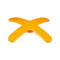 LION 強力磁鐵X造型桔黃色(大)