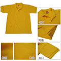 【團體訂購品】活力鉻黃短袖POLO女衫(100件)(含1色印刷)平均1件不到300元喔