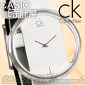 CASIO 時計屋 CK手錶 Calvin Klein女錶 K9423101 鏤空設計(白色) glam透視系列腕錶