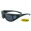 【近視專用】ZIV ELEGANT 太陽偏光眼鏡 S100001 『黑框/灰片』全罩式套鏡 外掛眼鏡 騎車 運動 戶外 旅遊 開車 釣魚 三鐵