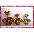 [唐古拉佛教文物](大)印度紅銅護法杯整組