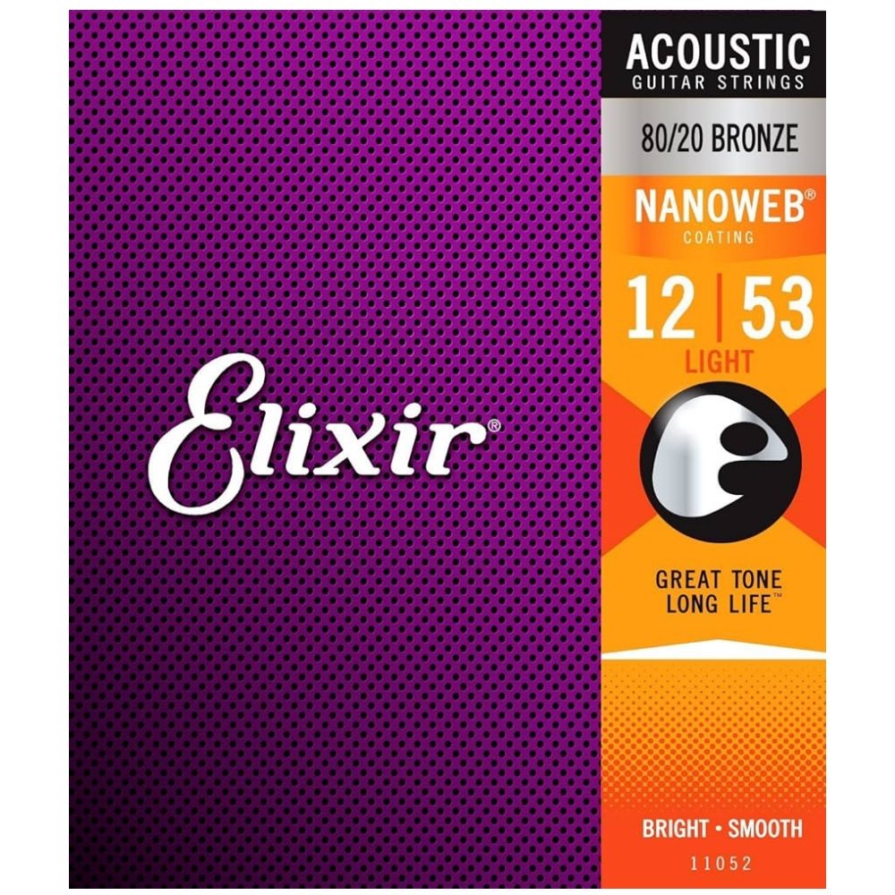 《民風樂府》Elixir 頂級民謠吉他包覆弦 黃銅 .012-.053 Light 全新品公司貨