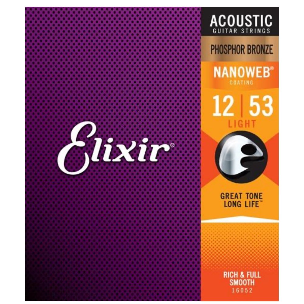 《民風樂府》Elixir 頂級民謠吉他包覆弦 磷青銅 .012-.053 Light 全新品公司貨