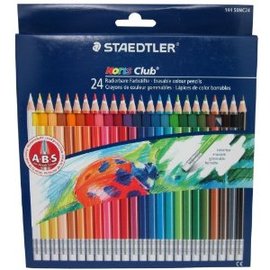 STAEDTLER施德樓 快樂學園 可擦拭色鉛筆-24色組(MS14450NC24)