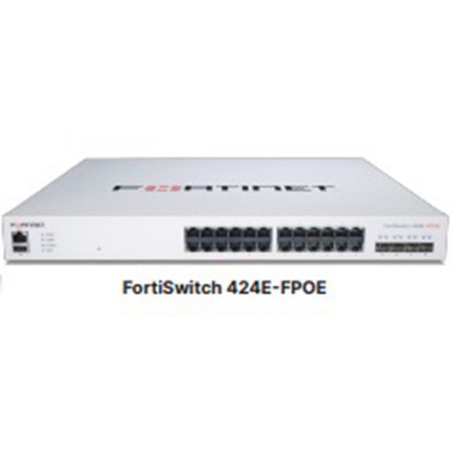 Fortinet/FortiSwitch】FortiSwitch-424E-FPOE(FS-424E-FPOE)【24期+含