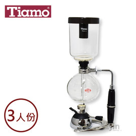 《福璟咖啡》Tiamo 3人份虹吸式煮咖啡器TCA-3 附登山爐組