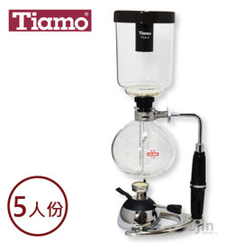 《福璟咖啡》Tiamo 5人份虹吸式煮咖啡器TCA-5 附登山爐組