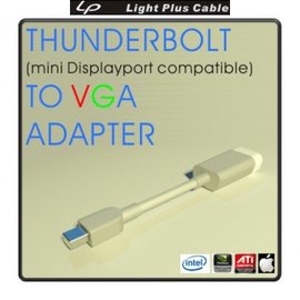 LPC-531新版mini Displayport TO VGA 10公分 APPLE PC通用 (ATI主動式可用)