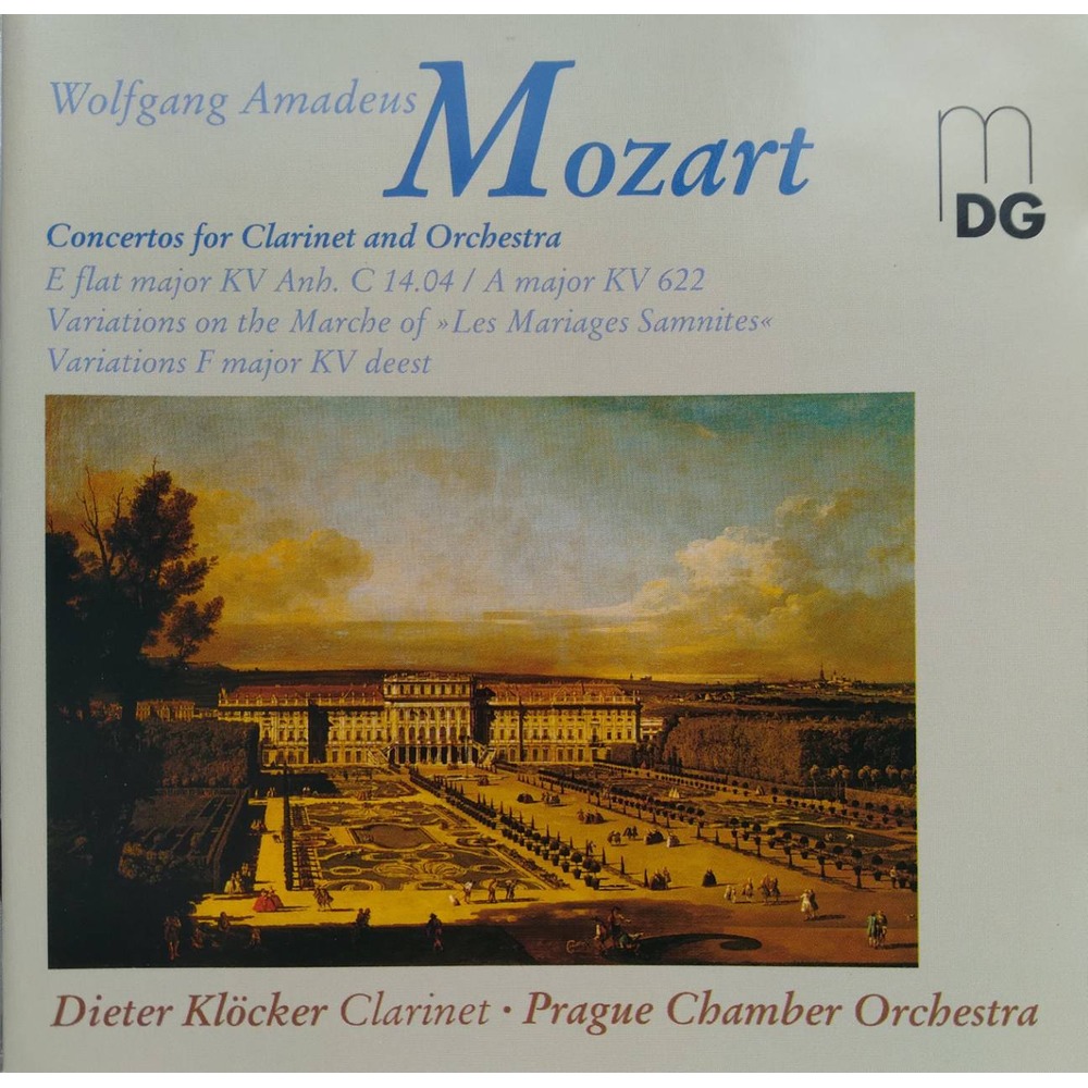 MDG3010755 莫札特黑管協奏曲 Mozart Clarinet Concerto KV 622 &amp; KV c 14.04 Variations KV deest (1CD)