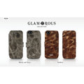 ★APP Studio★ Kajsa Glamorous for iPhone 5/5S【牛皮側翻皮套】 蛇紋，共兩色
