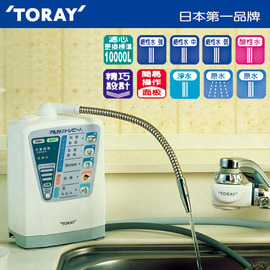 贈原廠濾心【TORAY 東麗】日本原裝 電解水器 AT201 總代理貨品質保證