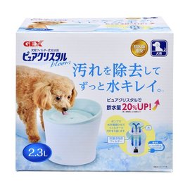 Ω米克斯Ω-日本GEX狗用電動循環飲水器飲水機2.3L ~適合中型犬