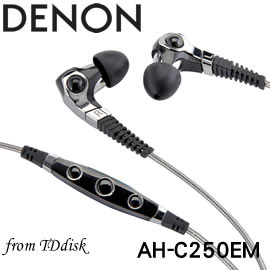 志達電子 AH-C250 福利品出清 DENON AH C250 音樂達人 平衡電樞 耳道式耳機[公司貨] 智慧型手機耳麥