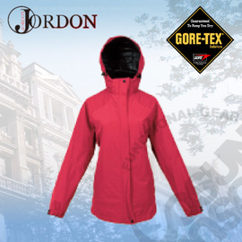 【橋登 Jordon】女款 GORE-TEX+POLARTEC二合一外套.兩件式防水透氣刷毛外套/零下耐寒保暖款.風雨衣(非羽絨外套) 1072-蜜紅