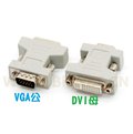 DVI母轉VGA公 24+5 DVI-I 公對母/公轉母 轉接頭/轉接器 [KDV-00001]