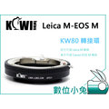 數位小兔【Kiwifotos KW80 Leica M 轉 EOS M 轉接環】轉接環 Pentax K DA FA 鏡頭 轉 CANON EOS M 機身